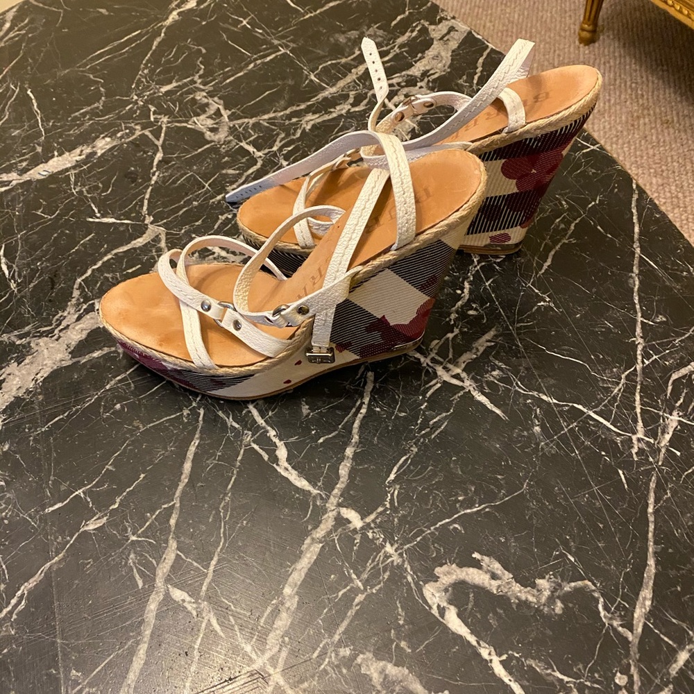 Beautiful Burberry Wedges